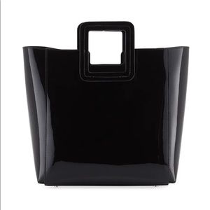 STAUD Shirley Patent Vinyl Tote Bag